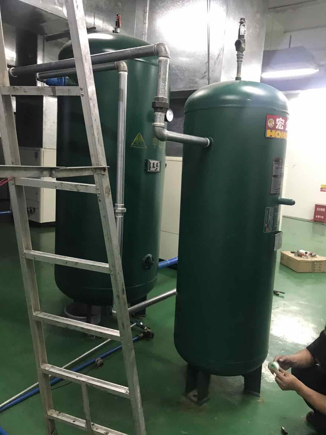 储气罐和管道可以帮助空压机节能