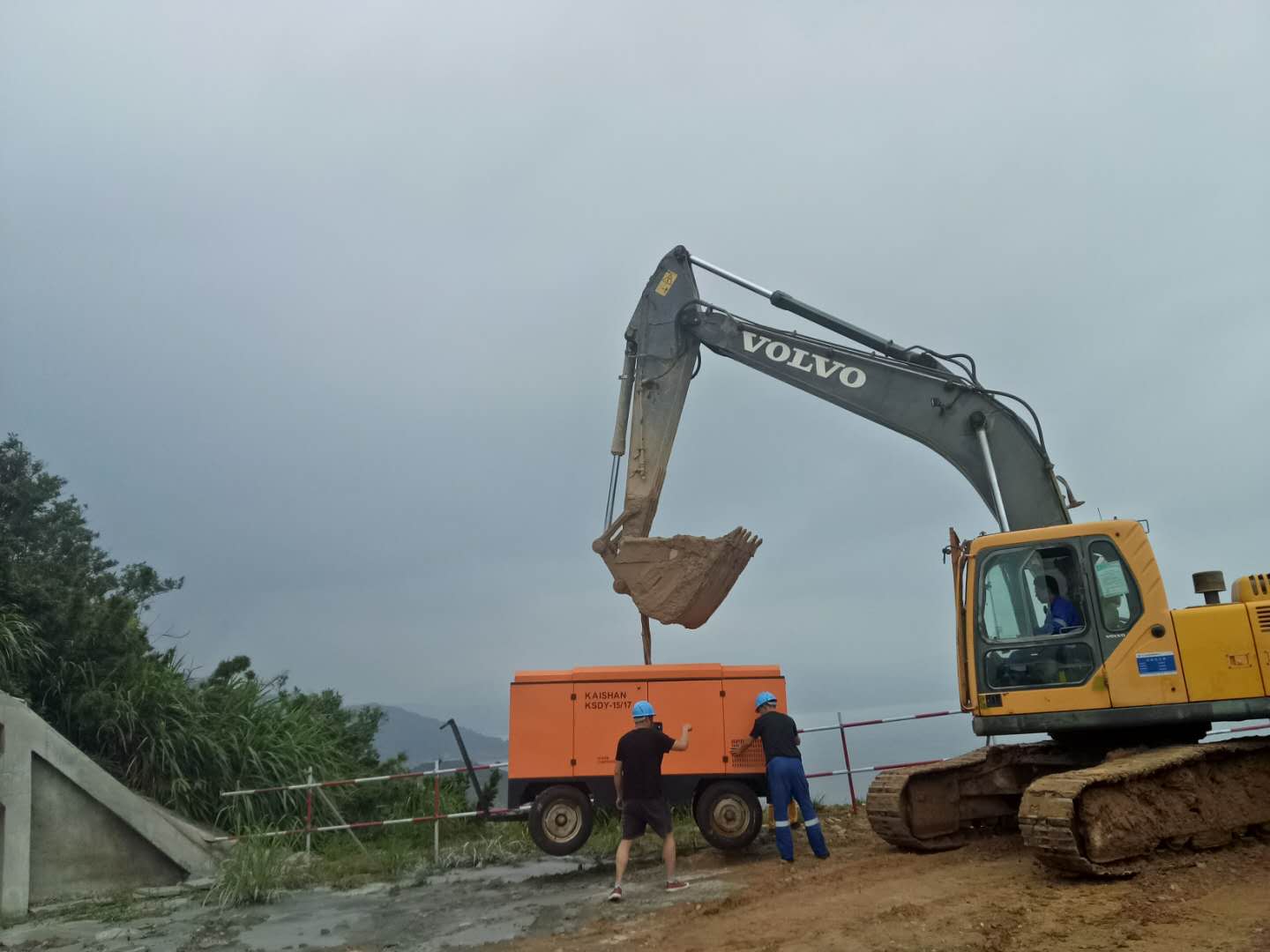 厦门开山KSDY-15/17柴油移动空压机出租