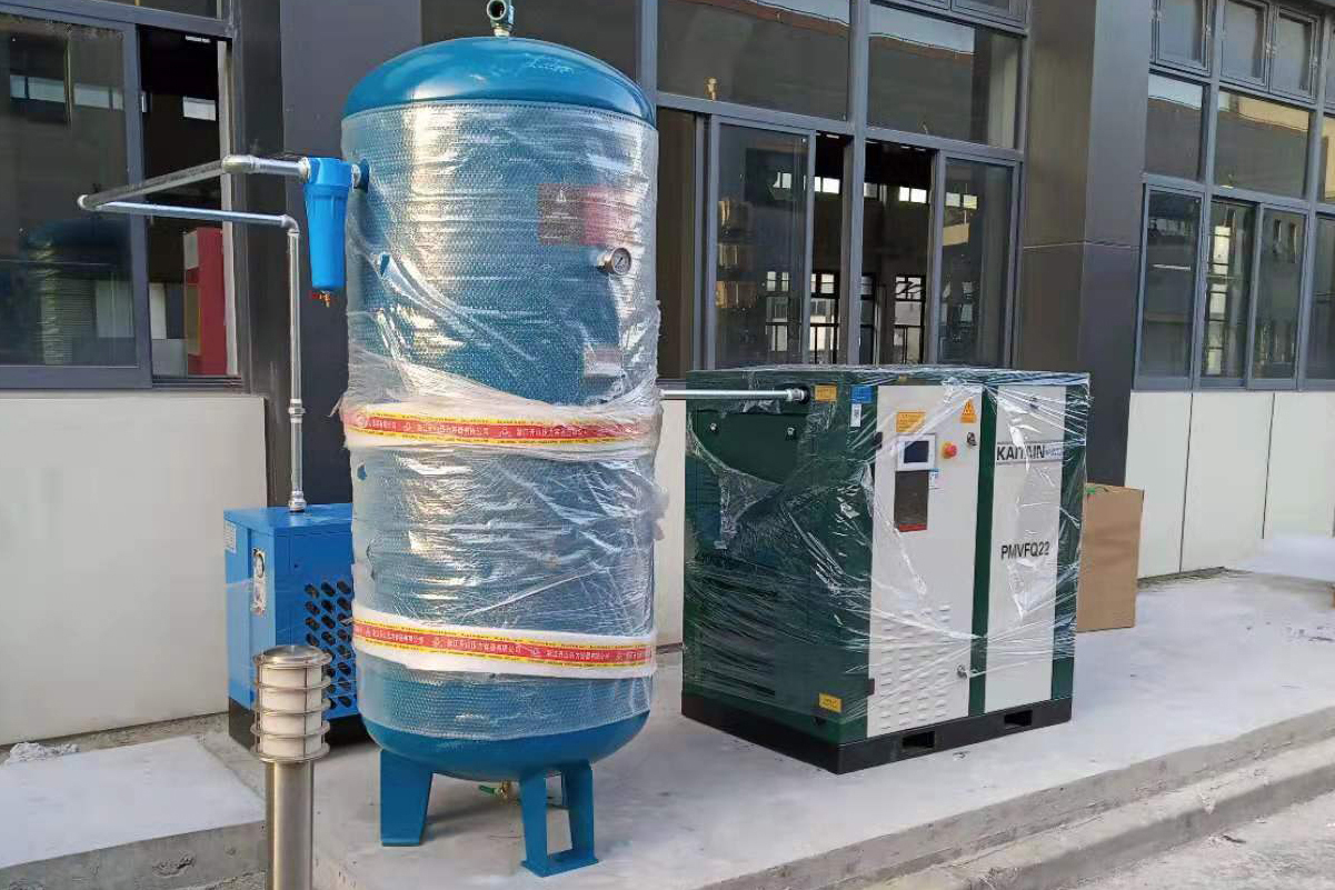 福建龙岩水利厂开山空压机​安装调试